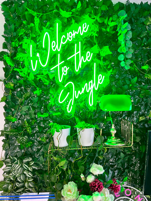 «Welcome to the Jungle» – LED Neon Sign