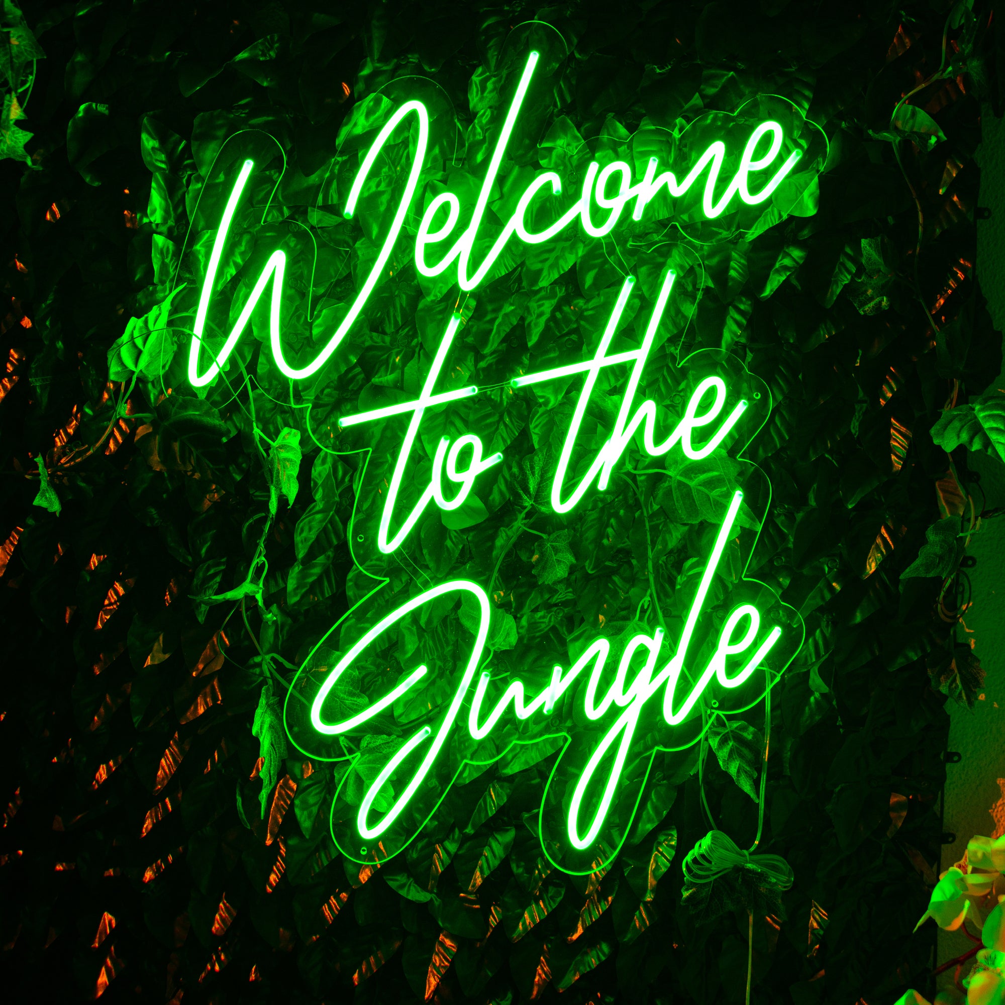 «Welcome to the Jungle» – LED Neon Sign